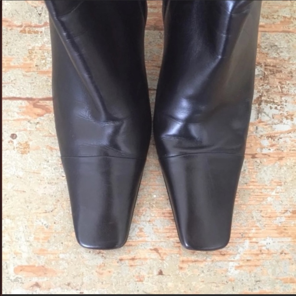 CHANEL BOOTIES with gold hardware in EUC - Picture 6 of 7
